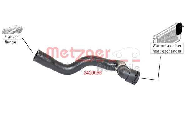METZGER 2420056 Kühlerschlauch